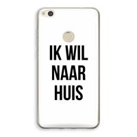 CaseCompany Ik wil naar huis: Huawei Ascend P8 Lite (2017) Transparant Hoesje