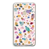 CaseCompany Terrazzo Memphis Pink: Huawei Ascend P8 Lite (2017) Transparant Hoesje