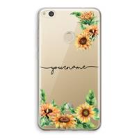 CaseCompany Zonnebloemen: Huawei Ascend P8 Lite (2017) Transparant Hoesje