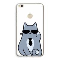 CaseCompany Cool cat: Huawei Ascend P8 Lite (2017) Transparant Hoesje