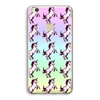 CaseCompany Musketon Unicorn: Huawei Ascend P8 Lite (2017) Transparant Hoesje