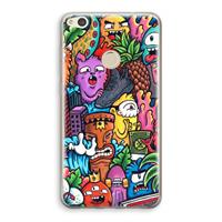CaseCompany Vexx Mixtape: Huawei Ascend P8 Lite (2017) Transparant Hoesje