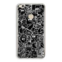 CaseCompany Vexx Black City : Huawei Ascend P8 Lite (2017) Transparant Hoesje