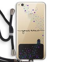 CaseCompany Sterren: Huawei Ascend P8 Lite (2017) Transparant Hoesje met koord
