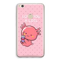 CaseCompany Love You A Lotl: Huawei Ascend P8 Lite (2017) Transparant Hoesje