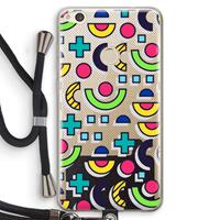 CaseCompany 8-bit N°6: Huawei Ascend P8 Lite (2017) Transparant Hoesje met koord