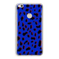 CaseCompany Blue Leopard: Huawei Ascend P8 Lite (2017) Transparant Hoesje