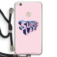 CaseCompany Superlady: Huawei Ascend P8 Lite (2017) Transparant Hoesje met koord