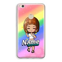 CaseCompany Chibi Maker vrouw: Huawei Ascend P8 Lite (2017) Transparant Hoesje