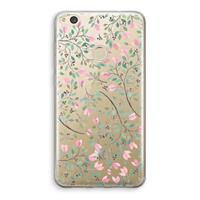 CaseCompany Sierlijke bloemen: Huawei Ascend P8 Lite (2017) Transparant Hoesje
