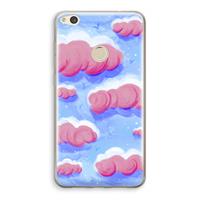 CaseCompany Roze wolken met vogels: Huawei Ascend P8 Lite (2017) Transparant Hoesje