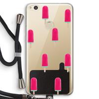 CaseCompany Waterijsje: Huawei Ascend P8 Lite (2017) Transparant Hoesje met koord
