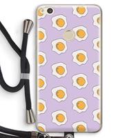 CaseCompany Bacon to my eggs #1: Huawei Ascend P8 Lite (2017) Transparant Hoesje met koord