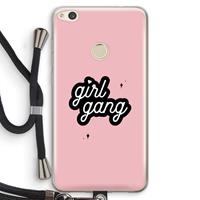CaseCompany Girl Gang: Huawei Ascend P8 Lite (2017) Transparant Hoesje met koord