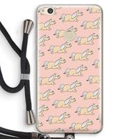CaseCompany Ponys: Huawei Ascend P8 Lite (2017) Transparant Hoesje met koord