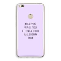 CaseCompany Sprong: Huawei Ascend P8 Lite (2017) Transparant Hoesje