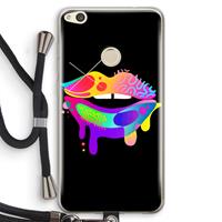 CaseCompany Lip Palette: Huawei Ascend P8 Lite (2017) Transparant Hoesje met koord