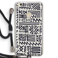 CaseCompany Marrakech print: Huawei Ascend P8 Lite (2017) Transparant Hoesje met koord