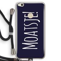 CaseCompany Moatsje!: Huawei Ascend P8 Lite (2017) Transparant Hoesje met koord