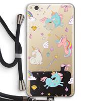 CaseCompany Fantasiewereld: Huawei Ascend P8 Lite (2017) Transparant Hoesje met koord