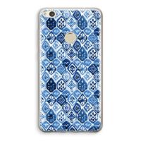 CaseCompany Blauw motief: Huawei Ascend P8 Lite (2017) Transparant Hoesje