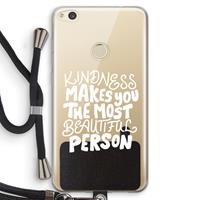 CaseCompany The prettiest: Huawei Ascend P8 Lite (2017) Transparant Hoesje met koord