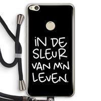 CaseCompany De Sleur: Huawei Ascend P8 Lite (2017) Transparant Hoesje met koord