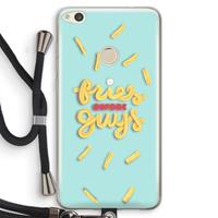 CaseCompany Always fries: Huawei Ascend P8 Lite (2017) Transparant Hoesje met koord