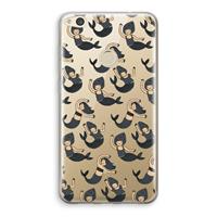 CaseCompany Zeemeermin: Huawei Ascend P8 Lite (2017) Transparant Hoesje