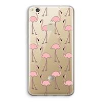 CaseCompany Anything Flamingoes: Huawei Ascend P8 Lite (2017) Transparant Hoesje