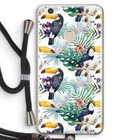 CaseCompany Tukans: Huawei Ascend P8 Lite (2017) Transparant Hoesje met koord
