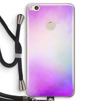 CaseCompany Clouds pastel: Huawei Ascend P8 Lite (2017) Transparant Hoesje met koord