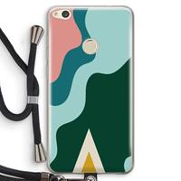 CaseCompany Noor B: Huawei Ascend P8 Lite (2017) Transparant Hoesje met koord
