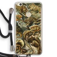 CaseCompany Haeckel Lacertilia: Huawei Ascend P8 Lite (2017) Transparant Hoesje met koord