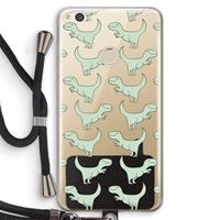 CaseCompany Dinos: Huawei Ascend P8 Lite (2017) Transparant Hoesje met koord