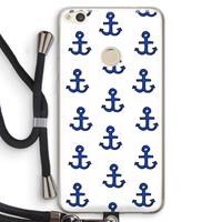 CaseCompany Ankers: Huawei Ascend P8 Lite (2017) Transparant Hoesje met koord