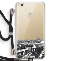 CaseCompany Marrakech Skyline : Huawei Ascend P8 Lite (2017) Transparant Hoesje met koord