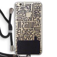 CaseCompany Moroccan Print: Huawei Ascend P8 Lite (2017) Transparant Hoesje met koord