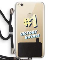 CaseCompany Victory Royale: Huawei Ascend P8 Lite (2017) Transparant Hoesje met koord