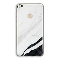 CaseCompany Elegante marmer: Huawei Ascend P8 Lite (2017) Transparant Hoesje