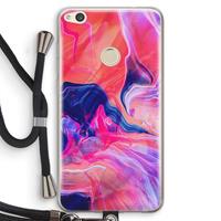 CaseCompany Earth And Ocean: Huawei Ascend P8 Lite (2017) Transparant Hoesje met koord