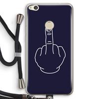 CaseCompany F**k U: Huawei Ascend P8 Lite (2017) Transparant Hoesje met koord