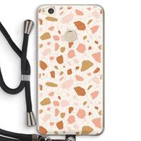 CaseCompany Terrazzo N°18: Huawei Ascend P8 Lite (2017) Transparant Hoesje met koord