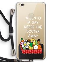 CaseCompany Bento a day: Huawei Ascend P8 Lite (2017) Transparant Hoesje met koord