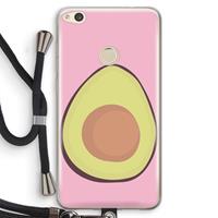 CaseCompany Avocado: Huawei Ascend P8 Lite (2017) Transparant Hoesje met koord