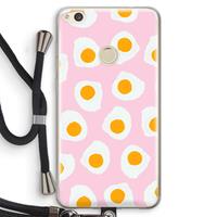 CaseCompany Dancing eggs: Huawei Ascend P8 Lite (2017) Transparant Hoesje met koord