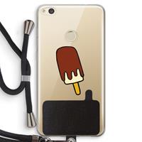 CaseCompany Frisco: Huawei Ascend P8 Lite (2017) Transparant Hoesje met koord