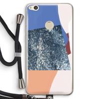CaseCompany Billy: Huawei Ascend P8 Lite (2017) Transparant Hoesje met koord