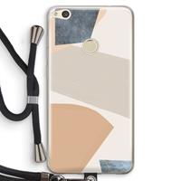CaseCompany Formo: Huawei Ascend P8 Lite (2017) Transparant Hoesje met koord