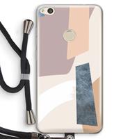 CaseCompany Luca: Huawei Ascend P8 Lite (2017) Transparant Hoesje met koord